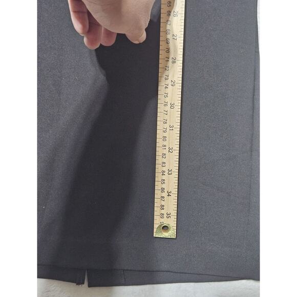 Ann Taylor Loft 2 tone purple and black Solid Work Professional Skirt Size 2 - Picture 4 of 5